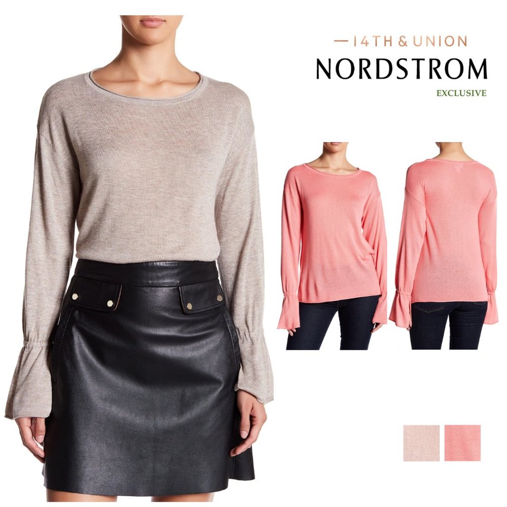 3 for $15 14th & Union Bell Sleeve Top